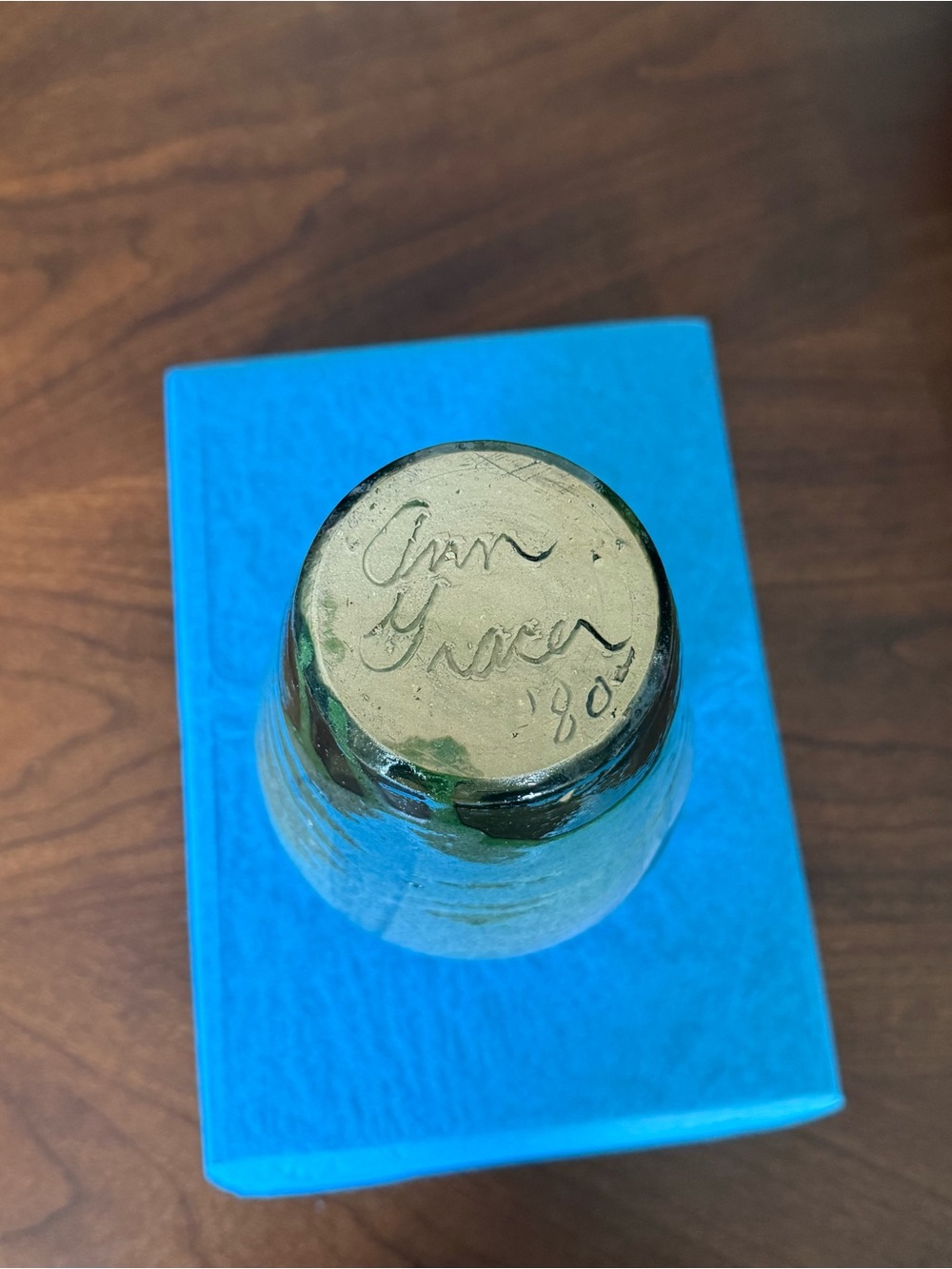 Vintage Studio Art Pottery Vase Signed “Ann Grace ‘80” *READ* - Picture 8 of 12